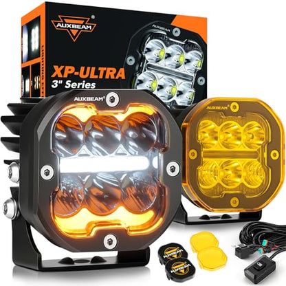 XP Ultra Series 3" LED Offroad Lights with DRL & Turn Signal 2