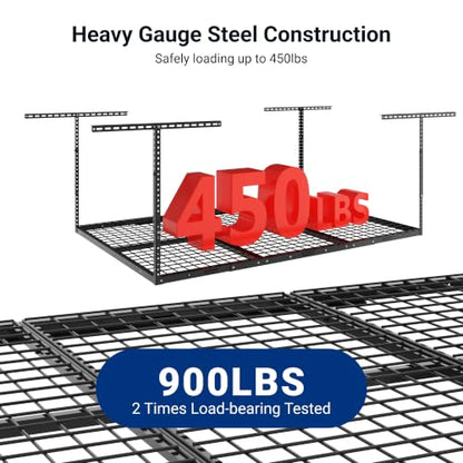 4x6 Overhead Garage Ceiling Storage Rack Organization