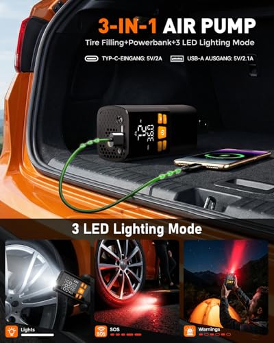 Tire Inflator Portable Air Compressor
