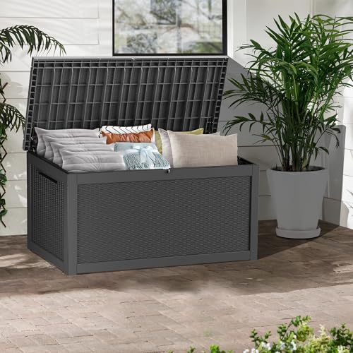 320 Gallon Lockable Resin Deck Box