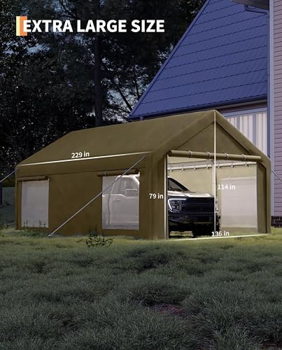 12x20 ft Portable Garage