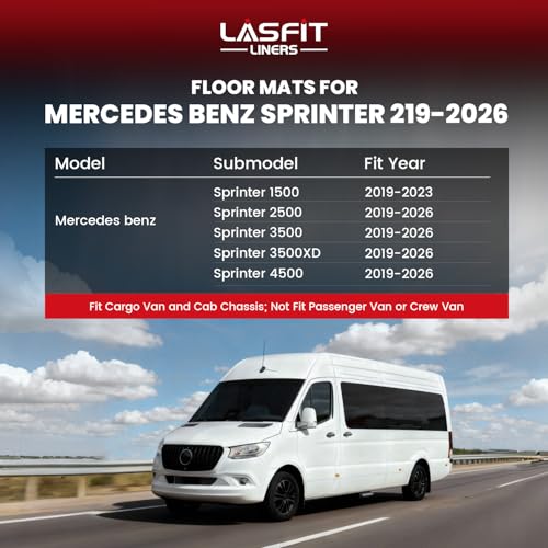 Floor Mats for Mercedes Benz Sprinter 1500