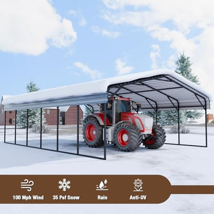 20'x30' Metal Carport