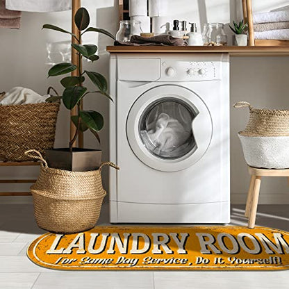 20" x 59" Oval Laundry Room Rug