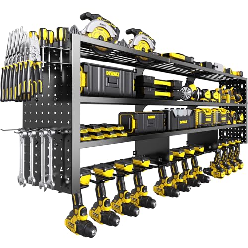 49" W Large Power Tool Organizer Wall Mount