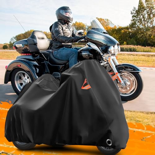 Trike Cover Heavy Duty Waterproof 3 Wheel Motorcycle Cover