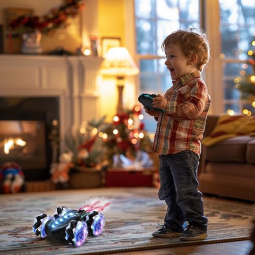 Upgraged Gesture Sensing RC Stunt Car with Lights & Music