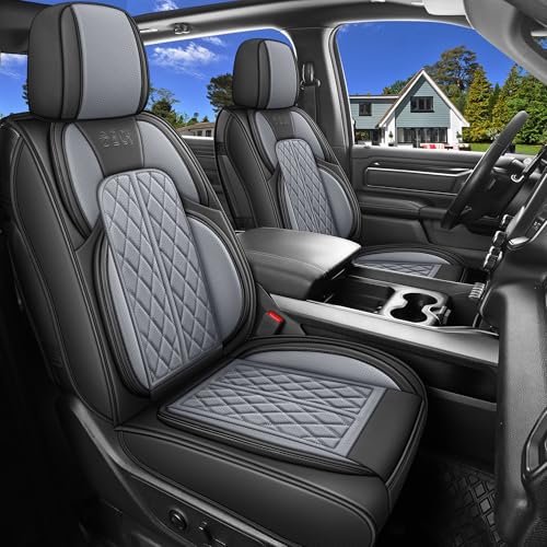 Car Seat Cover Custom Fit for Dodge Ram 1500 2500 3500 2002 (2 Count)