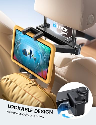 Car Headrest Tablet Holder