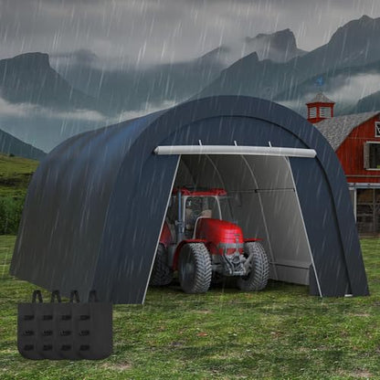 13' x 20' Carport with 6 Heavy Duty Ground Stakes
