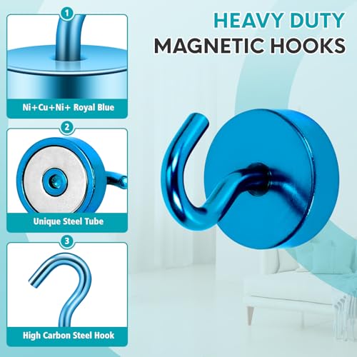 Magnetic Hooks Steel Tube Design for Cruise (10 Count)
