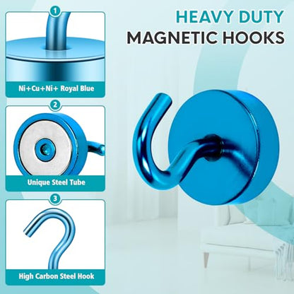 Magnetic Hooks Steel Tube Design for Cruise (10 Count)