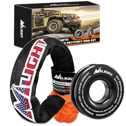 Synthetic Soft Shackle & Recovery Ring Kit
