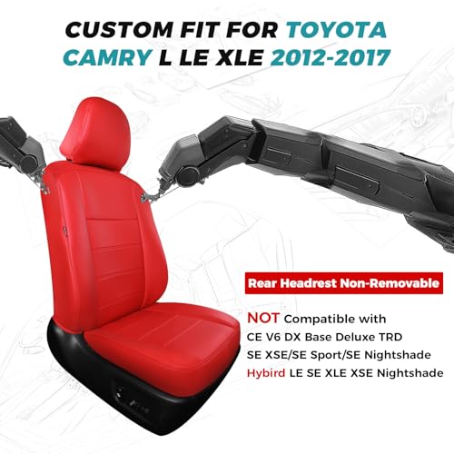 Custom Seat Covers for Toyota Camry 2012 (4 Count)