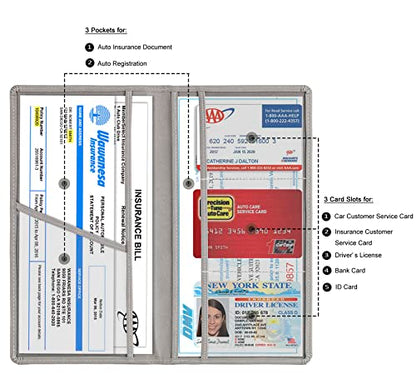 Car Registration & Insurance Card Holder