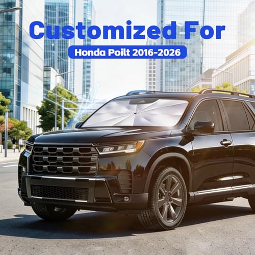 Car Windshield Sun Shade Umbrella for Honda Pilot 2016