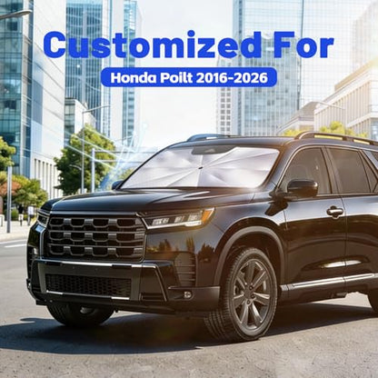 Car Windshield Sun Shade Umbrella for Honda Pilot 2016