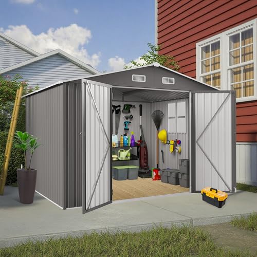 10x8 FT Outdoor Storage Shed with Window