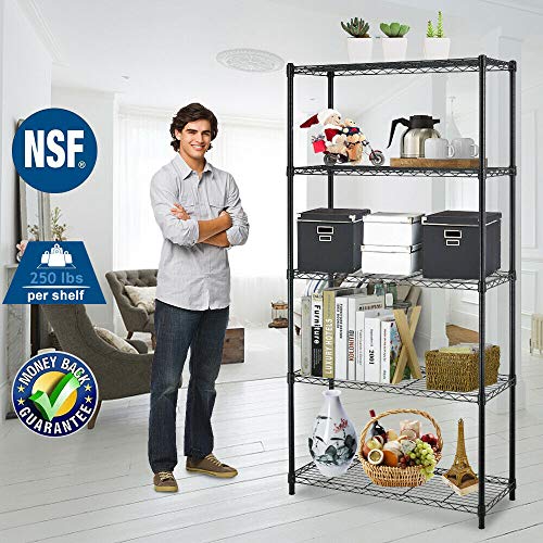 5 Tier Wire Shelf