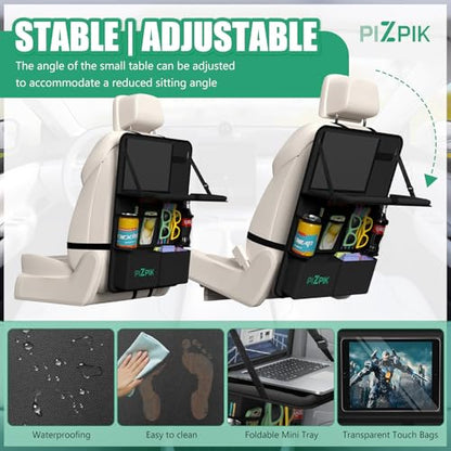 Car Backseat Organizer with Tray