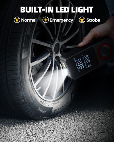 Cordless Tire Inflator Portable Air Compressor