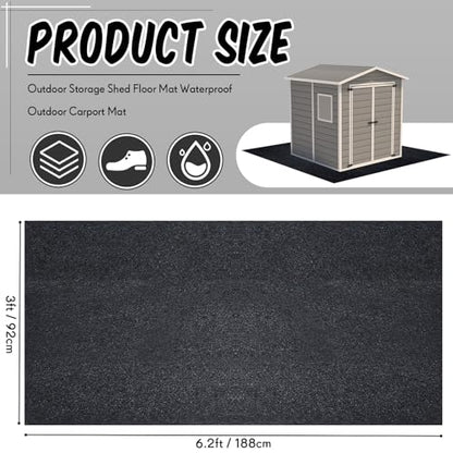 Shed Floor Mat 6 x 3 ft