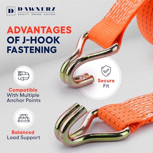 Heavy Duty Ratchet Straps 2 inch 30 ft
