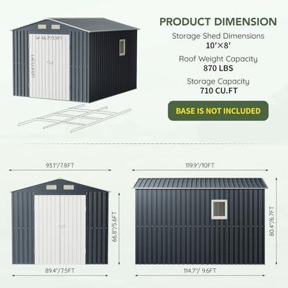 Outdoor Steel Storage Shed