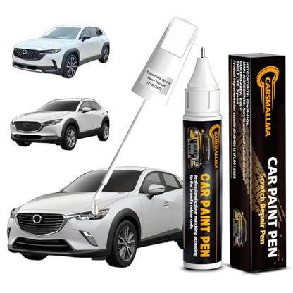 25D 26G Snowflake White Pearl Tricoat Car Touch Up Paint for Mazda