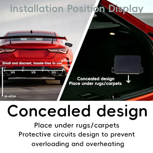 Parking Sensor kit New Feature Rear with Selectable Distance in Feet (4 Count)