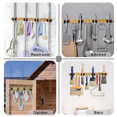 Mop Broom Holder Wall Mount
