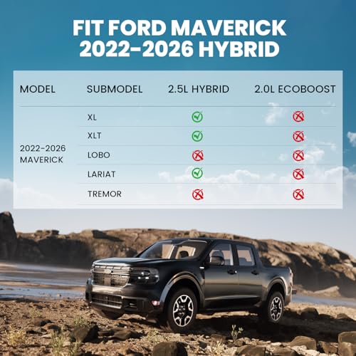 Floor Mats for Ford Maverick 2026 2025 2024 2023 2022 Hybrid Only