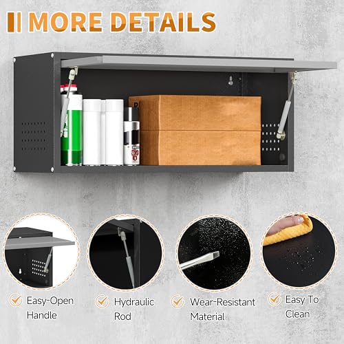 Metal Garage Wall Cabinet with Up