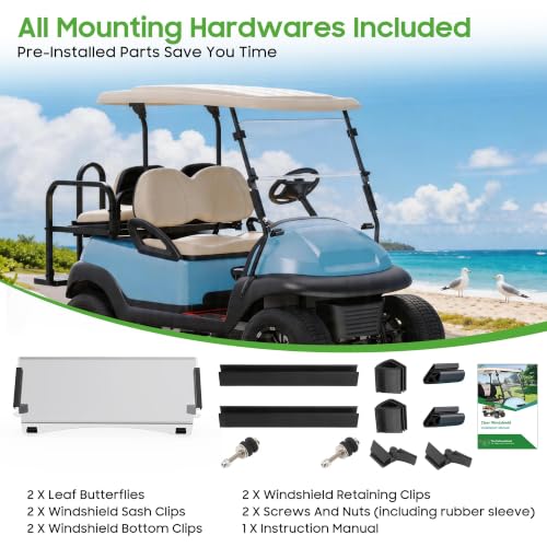 Golf Cart Windshield for Club Car Precedent