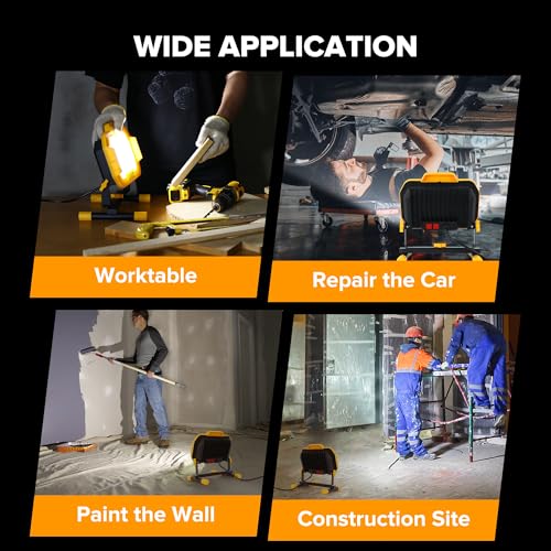 12500 Lumen LED Work Light with Stand