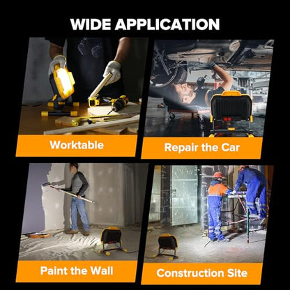 12500 Lumen LED Work Light with Stand