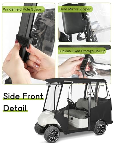 2 Passenger Golf Cart Enclosure for Yamaha G29 Drive