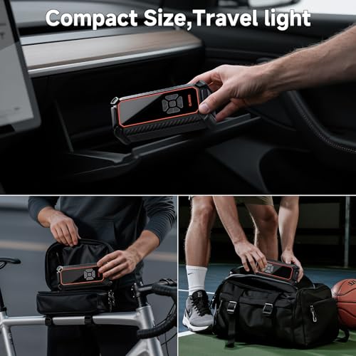 Cordless Tire Inflator Portable Air Compressor