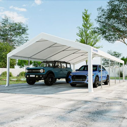 20x30ft Heavy Duty Party Tent Outdoor Canopy with Mesh Windows