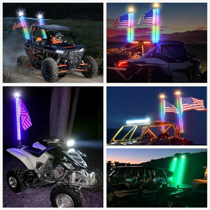 2Pack 2FT Fat Whip Lights (2 Count)