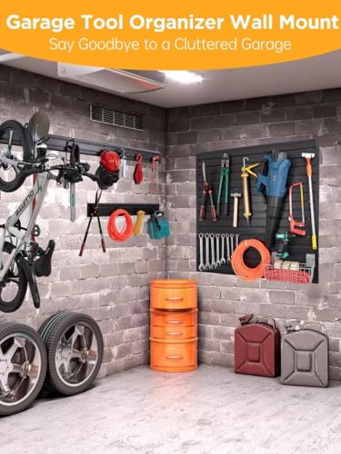 Slatwall Panels Garage Tool Organizer Wall Mount Garage Slat Wall Storage Systems
