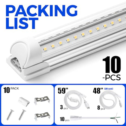 T8 LED Shop Lights 5FT (10 Count)