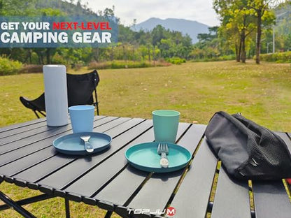 Camp Kitchen Organizer with Hanging Storage & Paper Towel Holder