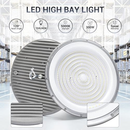 15 Pack 300W UFO Led High Bay Light (15 Count)