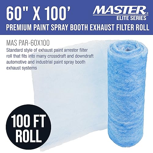 Elite Paint Spray Booth Exhaust Filter Roll 60" x 100'