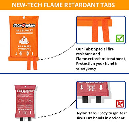 Emergency Fire Blanket for Home and Kitchen