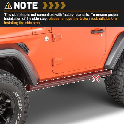 Roof Access Running Boards for 2018