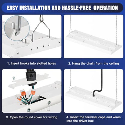 LED Linear Shop Lights 200 (4 Count)