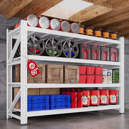 60" W Metal Shelving Heavy Duty