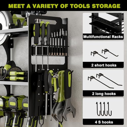 64" Garage Power Tool Wall Organizer